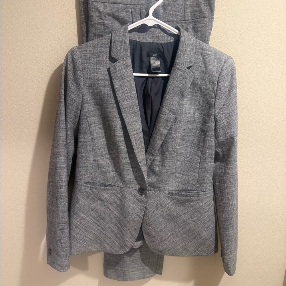 Ann Taylor Gray Blazer